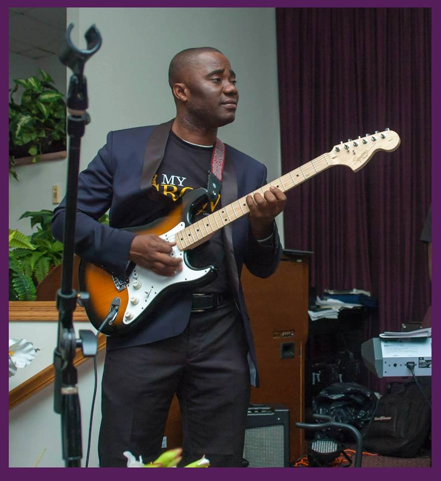 (Lead Guitarist of #L4C Events) ------ (Word & Spirit - Springfield, VA) ________________________________________________________ Say hello to, MR. DANIEL LARYEA a.k.a (Danny), lead guitarist of Live 4 Christ Movement. Glory to Jesus to have this man on our Music Team. He is a humble man of God and very gifted in what he does. I know God will use him mightily to bless this generation. He is also a man of The Word of God, anointed to not just play but preach the good news. A great prayer warrior, worshiper, and minister. Got to love His soul for God.