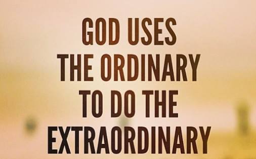 Avail yourself for God to use you as an empty vessel for his work.