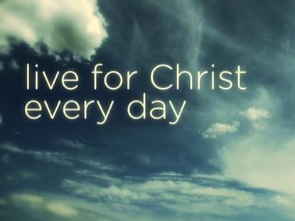 Living for Christ is a lifetime decision, not just a period of time. Be encouraged and seek more of Christ. Stay blessed!!!