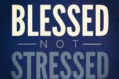 Don't allow Stress in your life if you truly understand how blessed you are. Let us know our worth in the LORD and not be deceived, Amen!!!