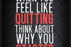 DON'T START TO QUIT!!!